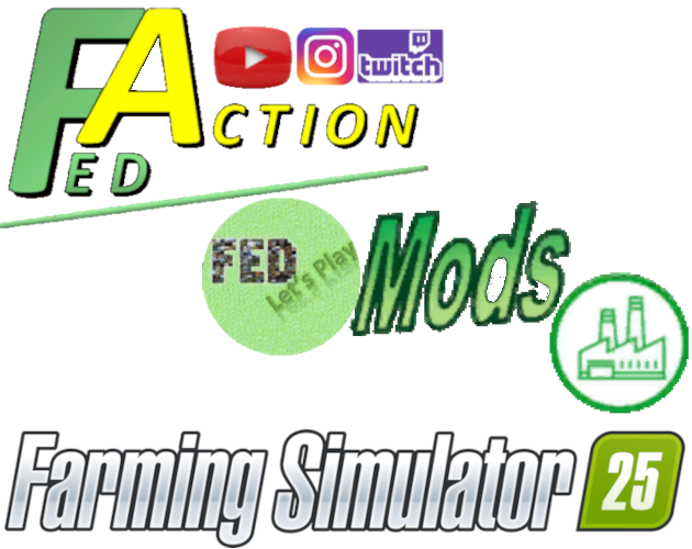 Cover image for FS25 Fed Produktion Pack - Farming Simulator 25