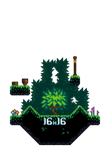 Unique Simplistic Platformer Tileset [16x16]