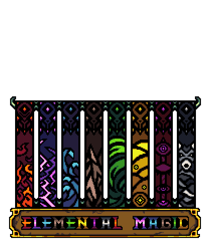 Unique Fantasy Elemental Magic Icons [48x48]
