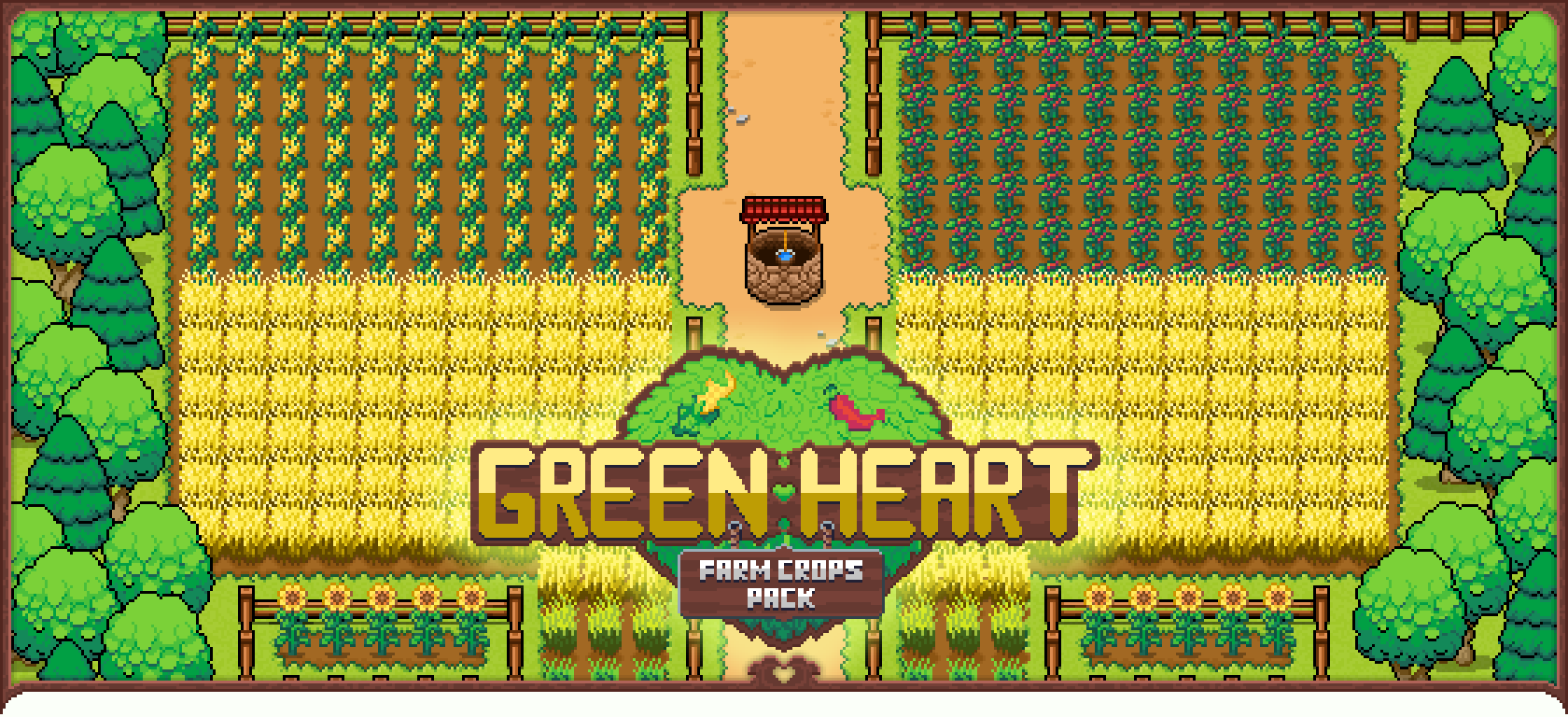 GH: Farm Crops - 16x16 Pixel Art Asset Pack