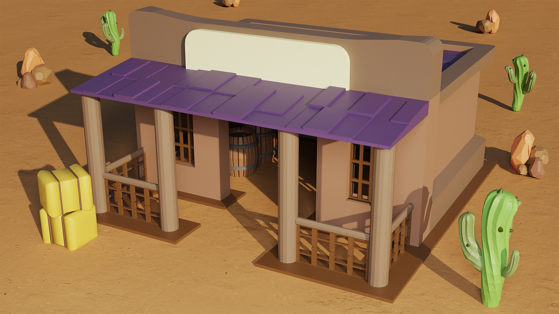 Atomic Blastman: Wild West Arena House