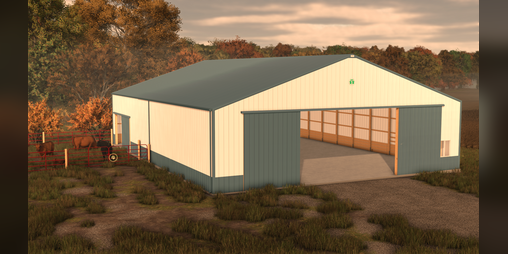 Cover image for FS25 60x80 Cleary Shed