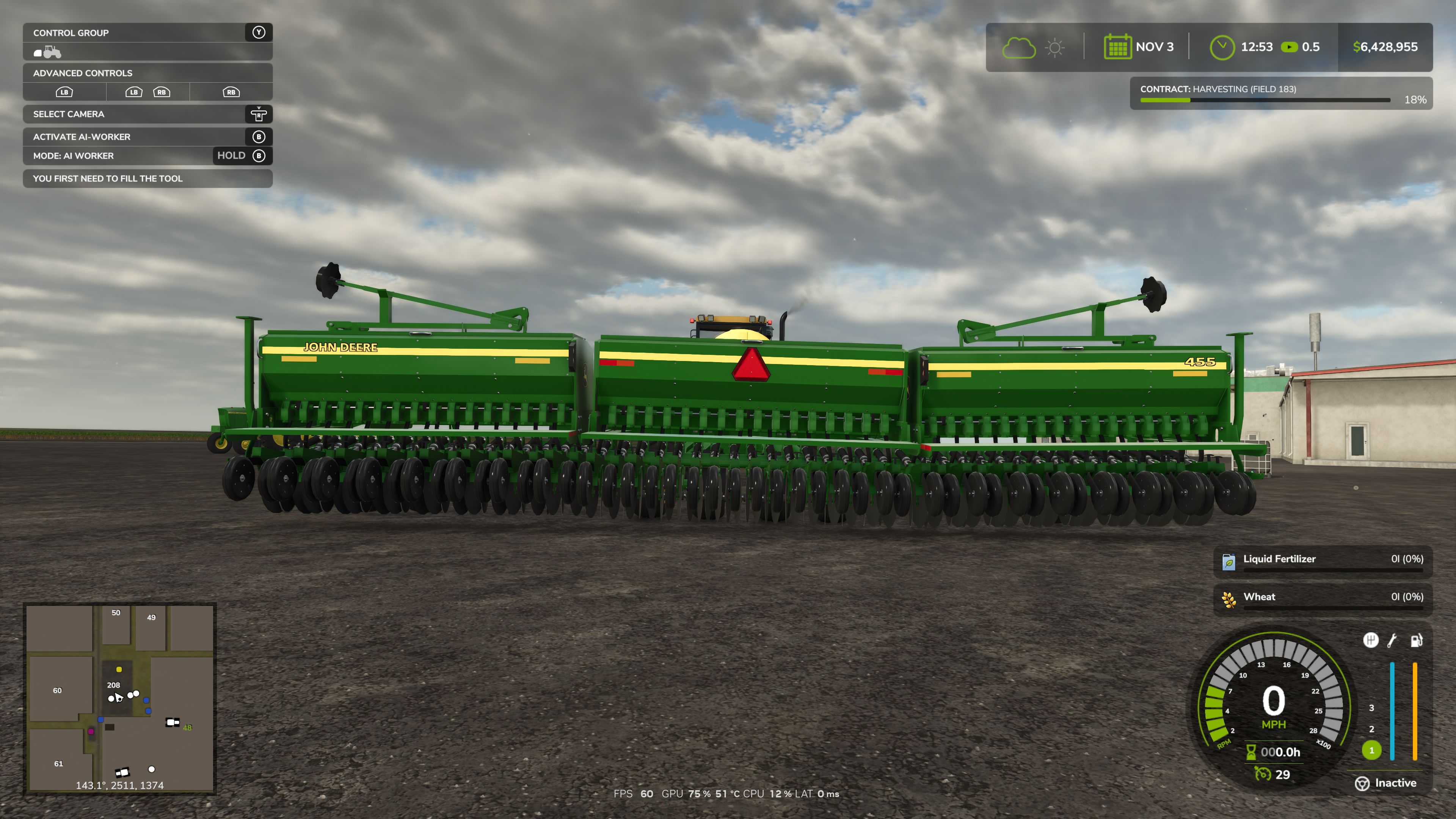 Cover image for John Deere 455 Drill