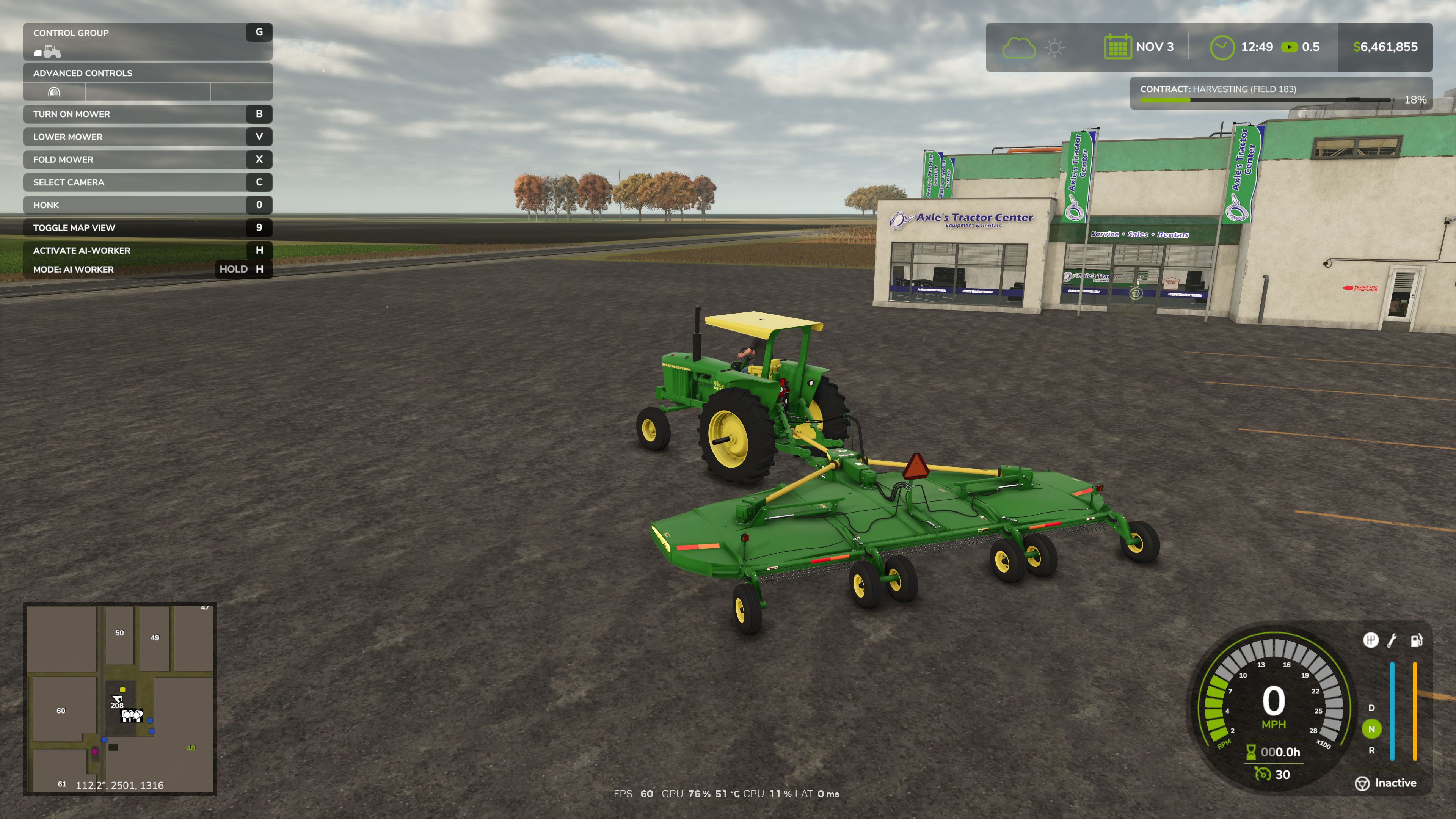 Cover image for John Deere HX20 Mower