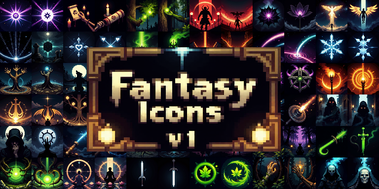 Class Fantasy Icons for Your Game by Byte Imagination