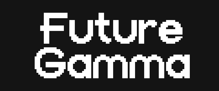 Future Gamma - 22x20 Pixel Font