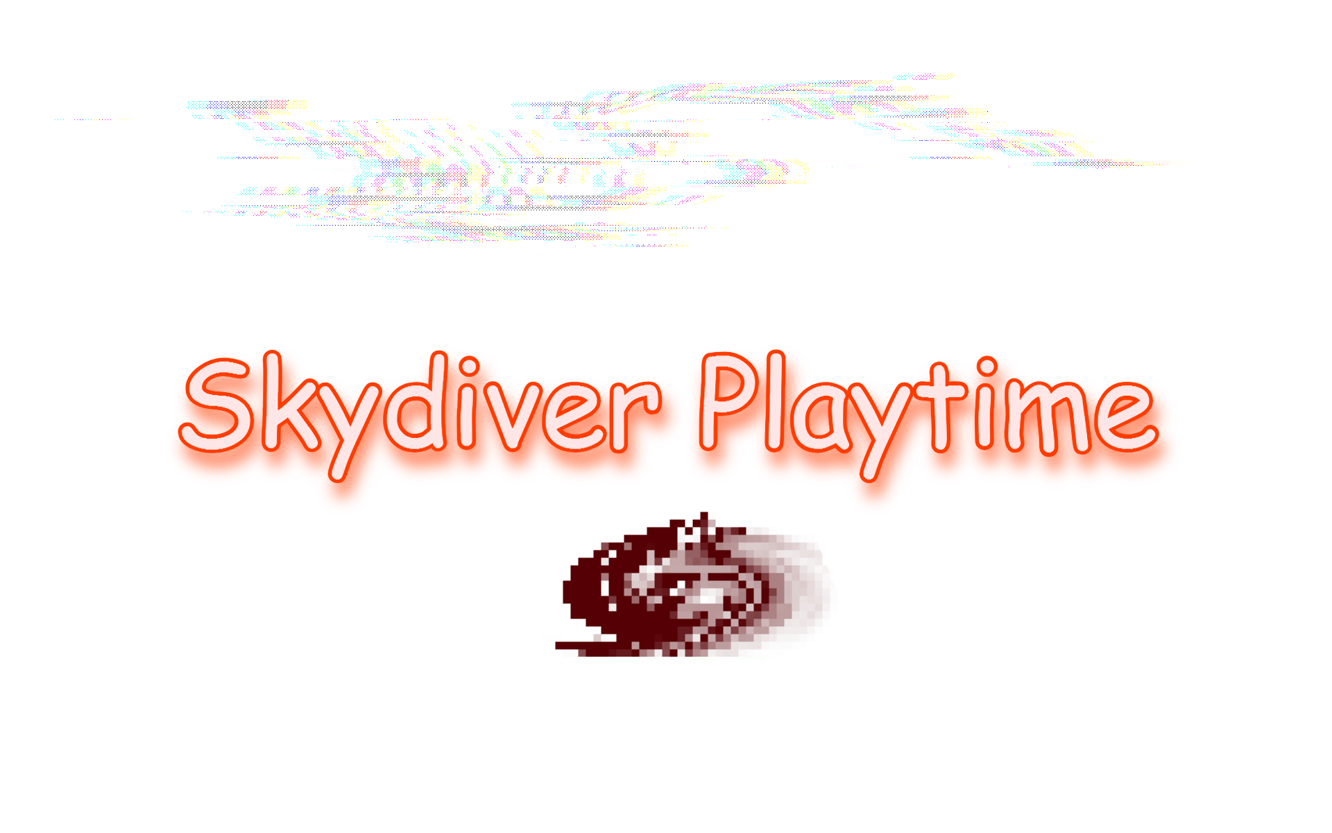 Skydiver Playtime In Fun Parachuting