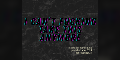 Cover image for I CAN'T FUCKING TAKE THIS ANYMORE