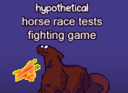Hypothetical Horse Race Tests Fighting Game by AHamUWU