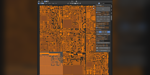 Cover image for UV-Packer Addon for Blender