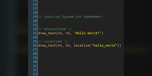 Cover image for Localize System for GameMaker