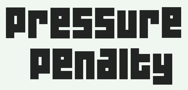 Pressure Penalty