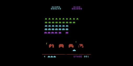 Cover image for Space Invaders One Button (C64)