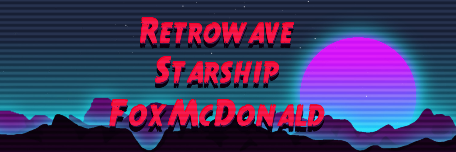 Retrowave Starship FoxMcDonald