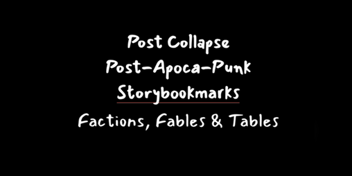 Cover image for Post-Apoca-Punk Faction Storybookmarks