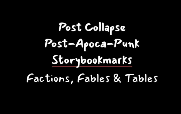 Cover image for Post-Apoca-Punk Faction Storybookmarks