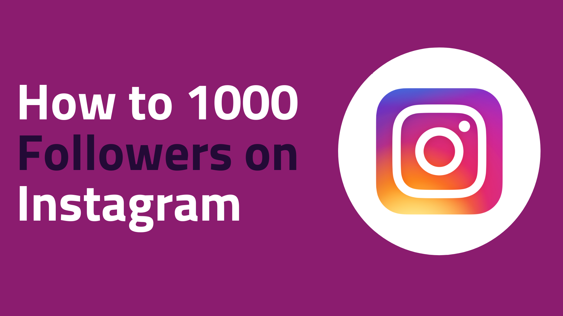 How To Get 1000 Real Followers on Instagram For FREE (Instantly Works ...