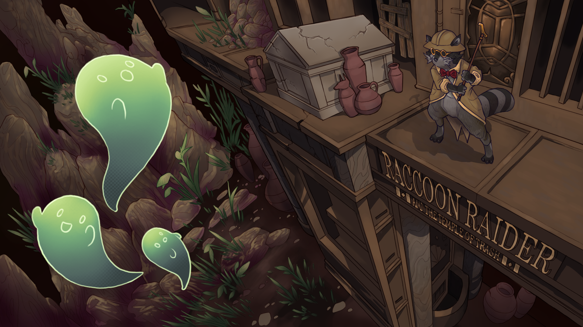 Cover image for Raccoon Raider and the Temple of Trash