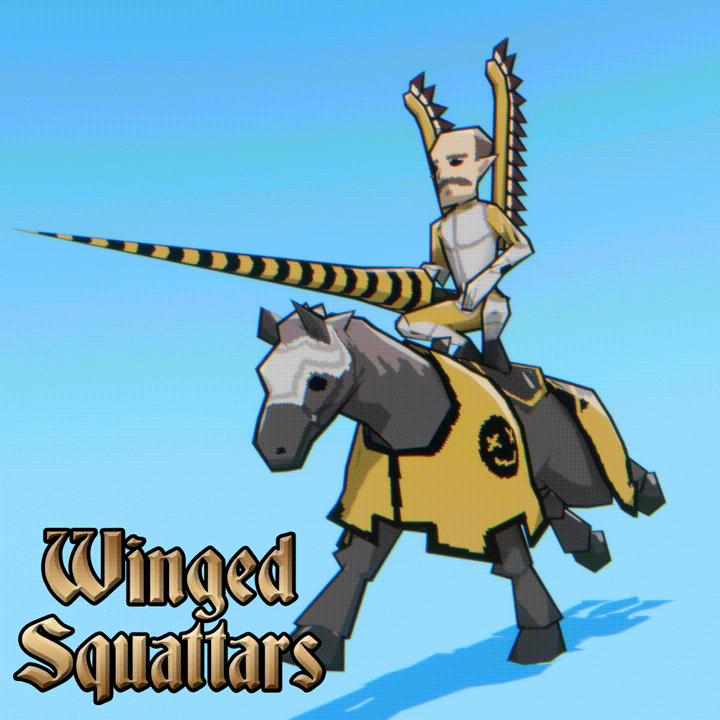 WINGED SQUATTARS