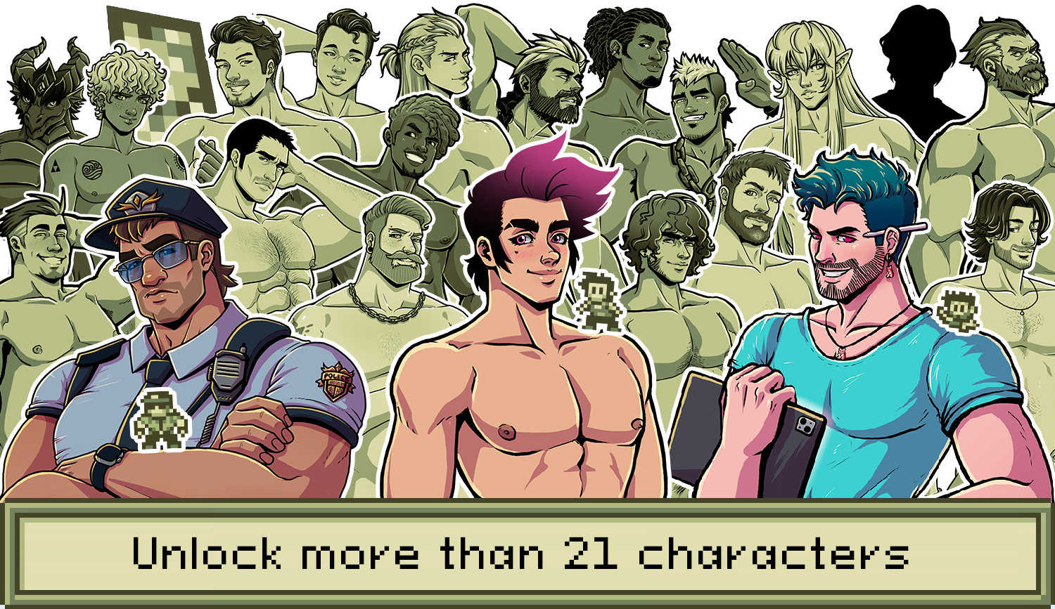 Unlock more than 21 characters