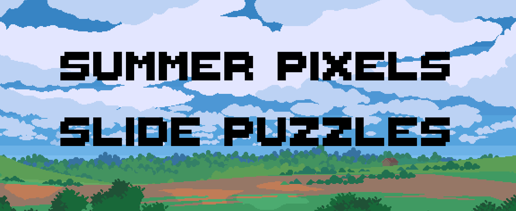 Summer Pixels Slide Puzzles