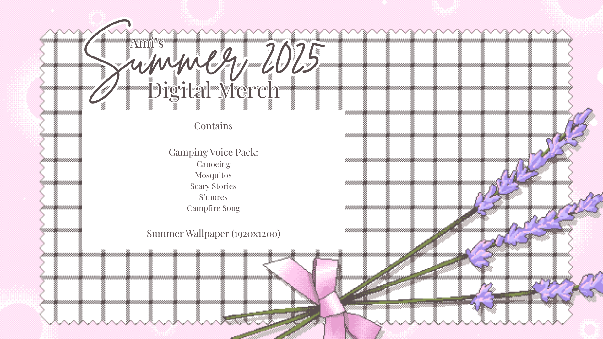 Summer 2025 Digital Merch