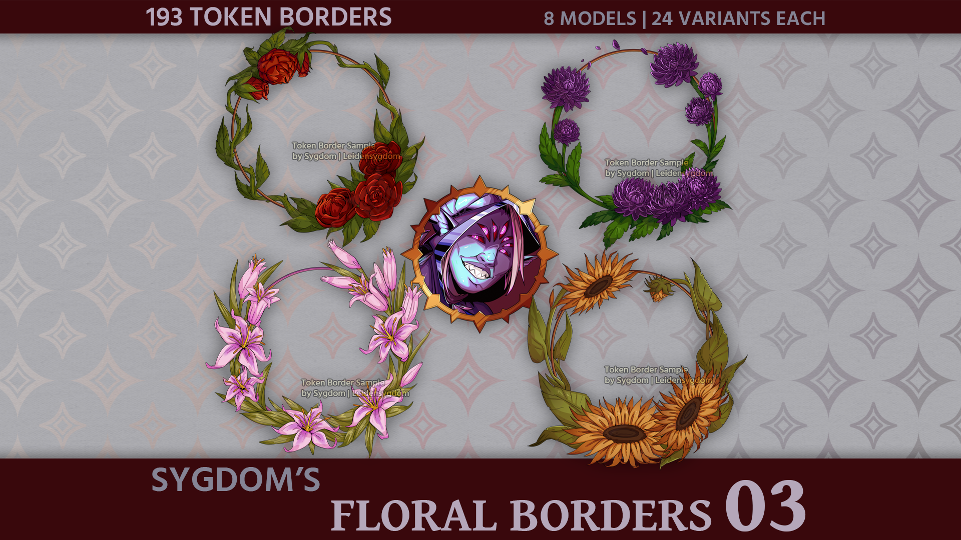 Sygdom's Floral Borders - 02