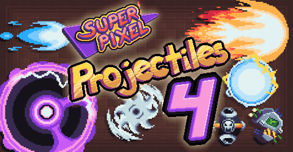 Super Pixel Projectiles Pack 4