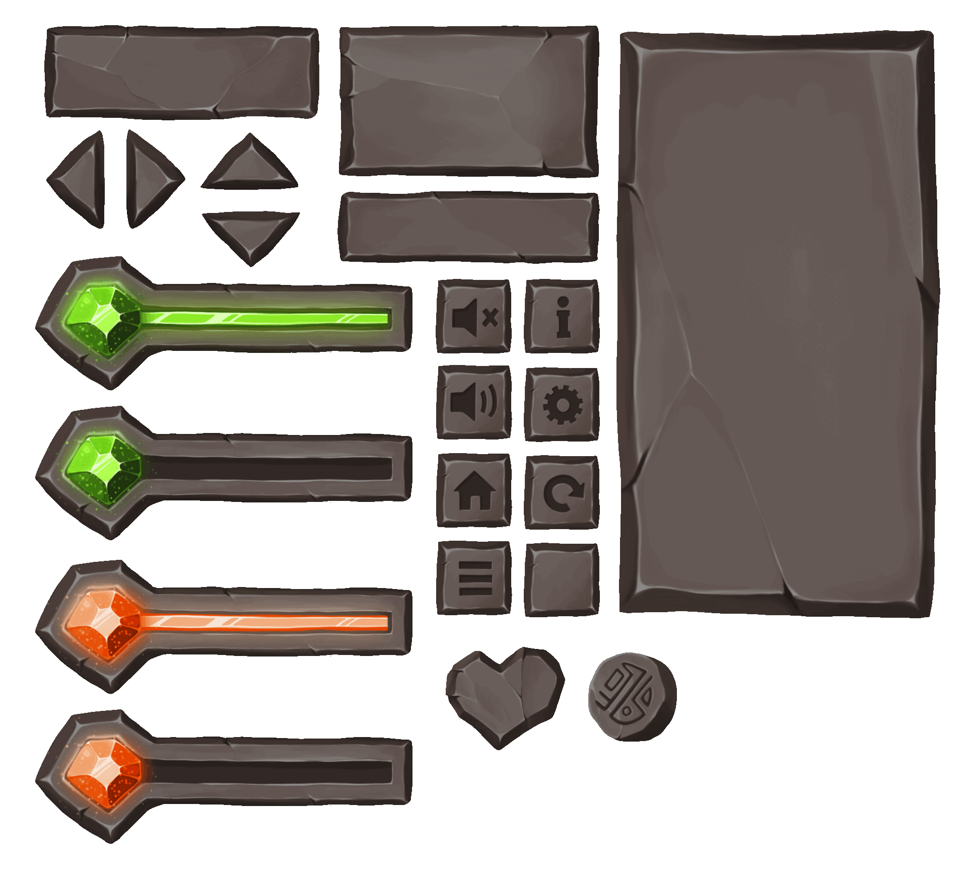 stone and ice ui