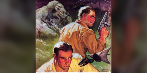 Cover image for 4 Dice Against Villainy: A Solo Pulp Adventure Dice Game!