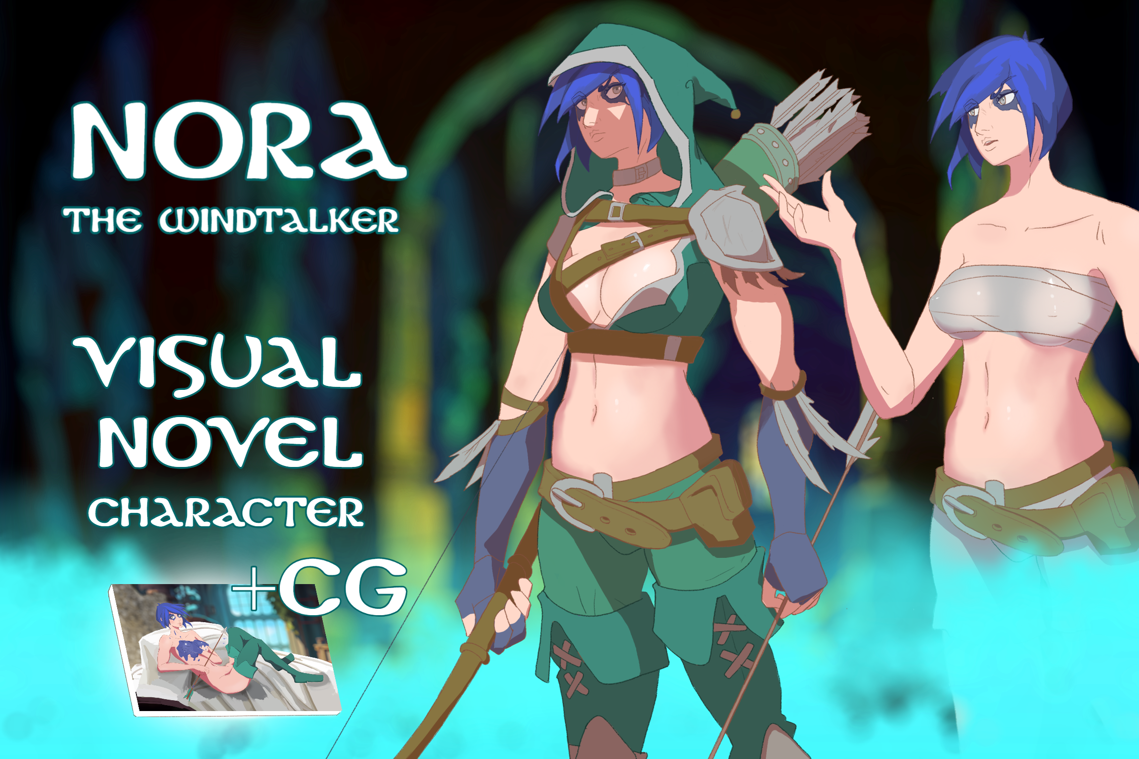 Nora The Windtalker - Character Sprite + CG