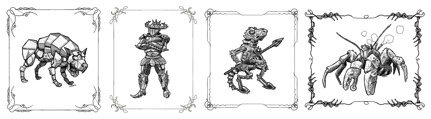 Metal Menaces - Monstrosilist Stock Art Pack 22