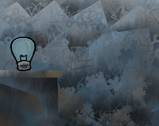 Bulb in darkness