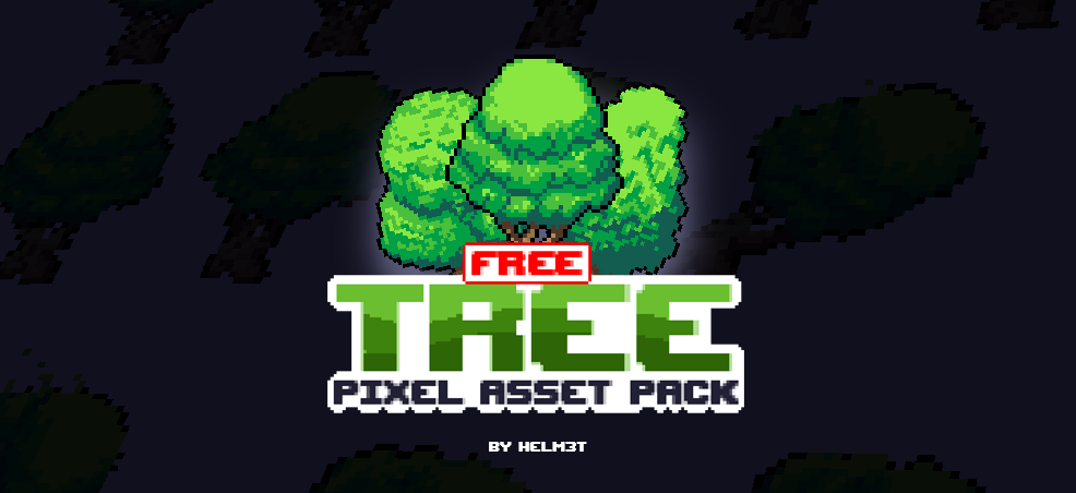 FREE - Pixel Tree Animated Pack