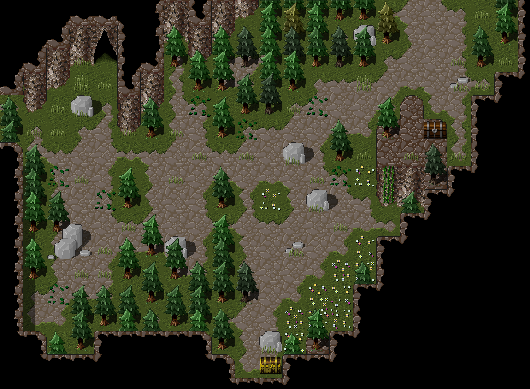 ROCKY Forest - 48x48 Tileset (RPGMaker MV / MZ)