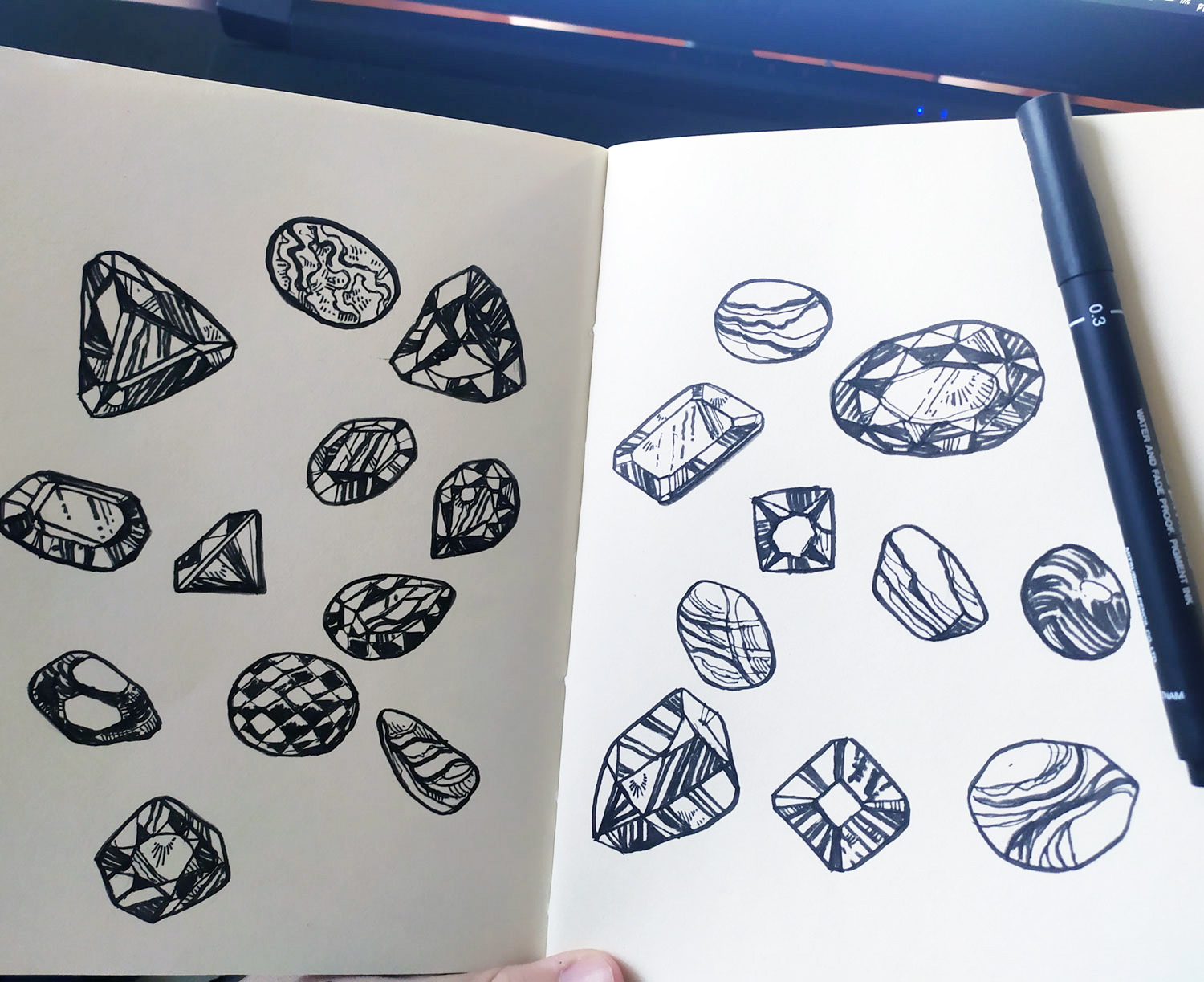 Gemstones I - Stock Art Pack