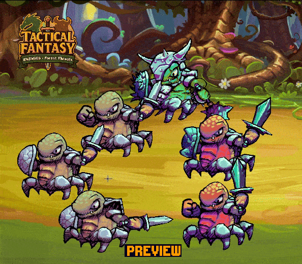 Tactical Fantasy - RPG -(Enemies- Forest Threats v0.1)