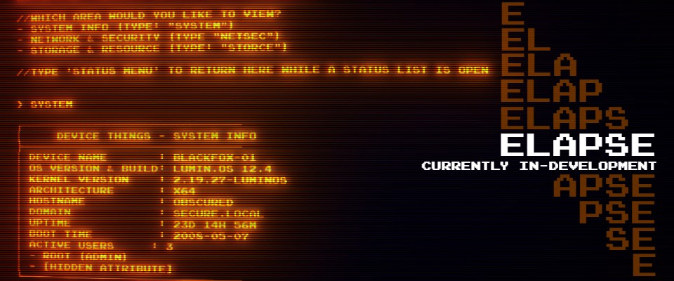 Elapse: Public Mechanics Alpha Test