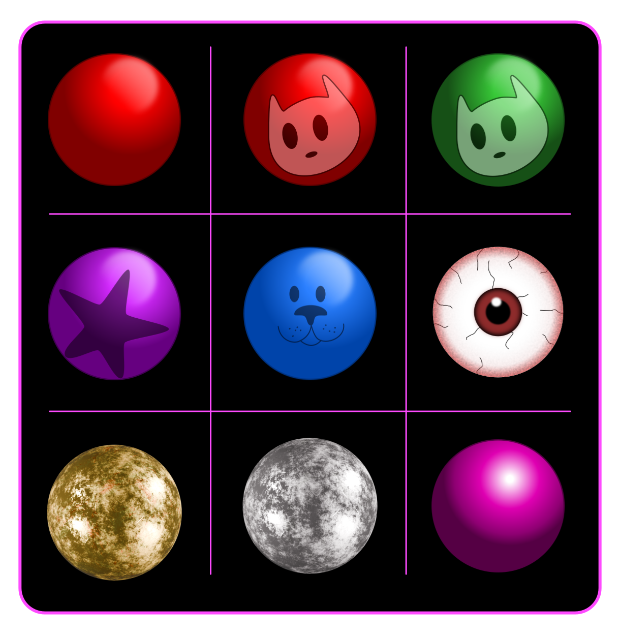 Balls collection Balls collection