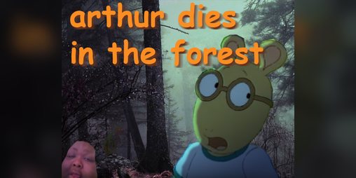 Cover image for arthur dies in a forest
