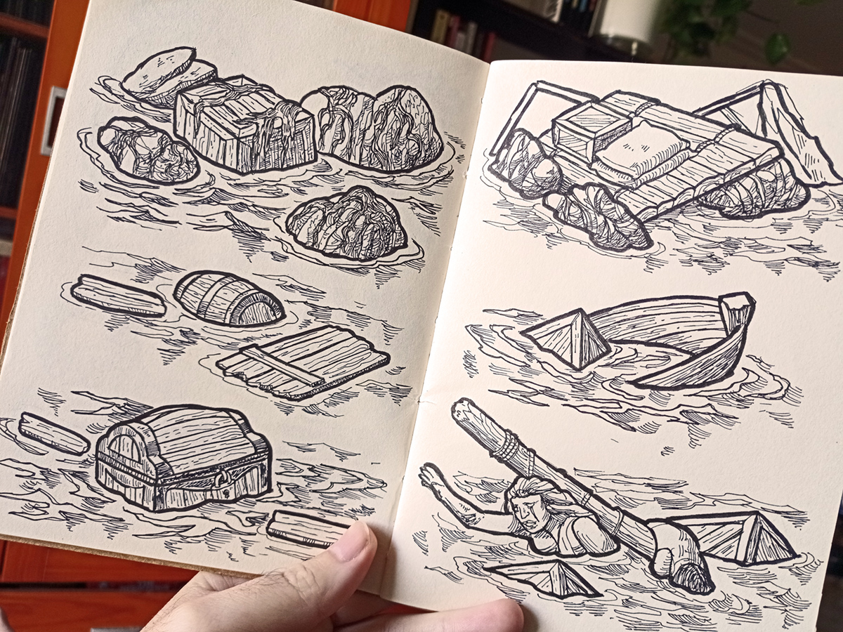 Shipwrecked Cargo - Stock Art Pack