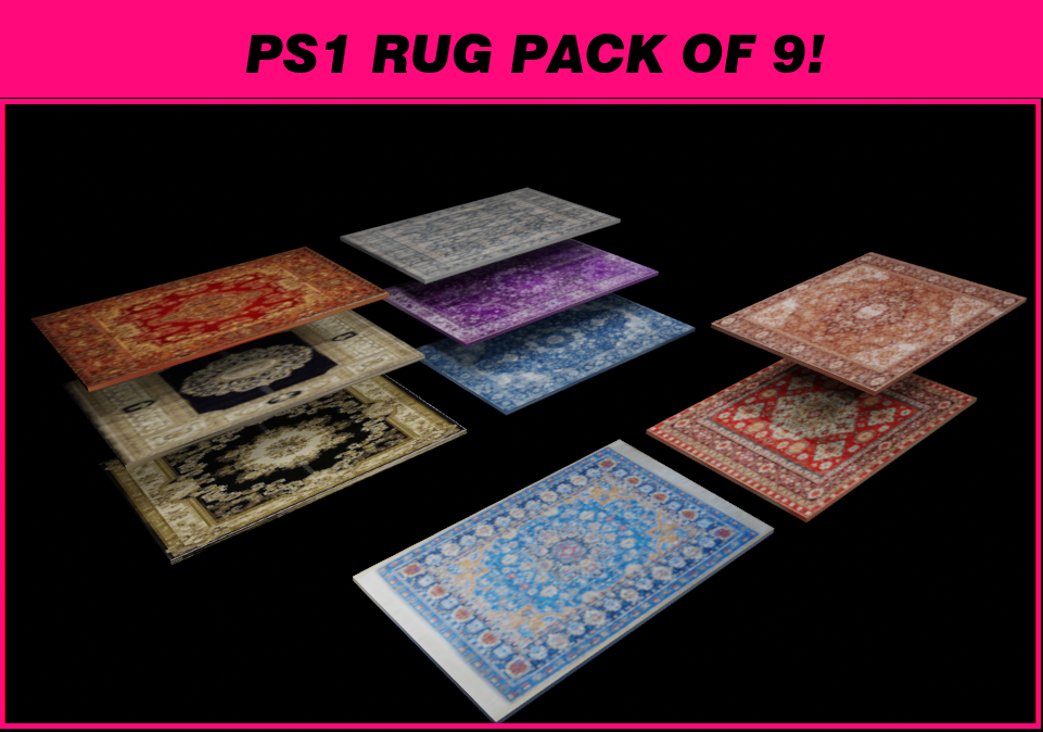 Ps Rugs PS1 RUG PACK OF 9 by Vsmith