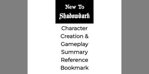 Cover image for New To Shadowdark Bookmark
