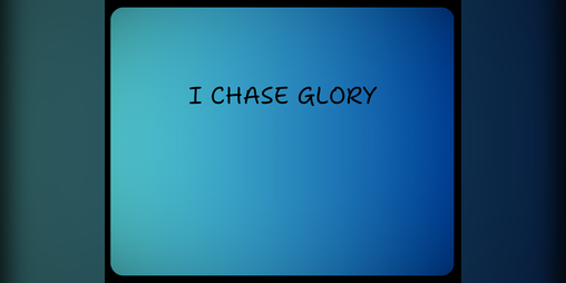 Cover image for I Chase Glory