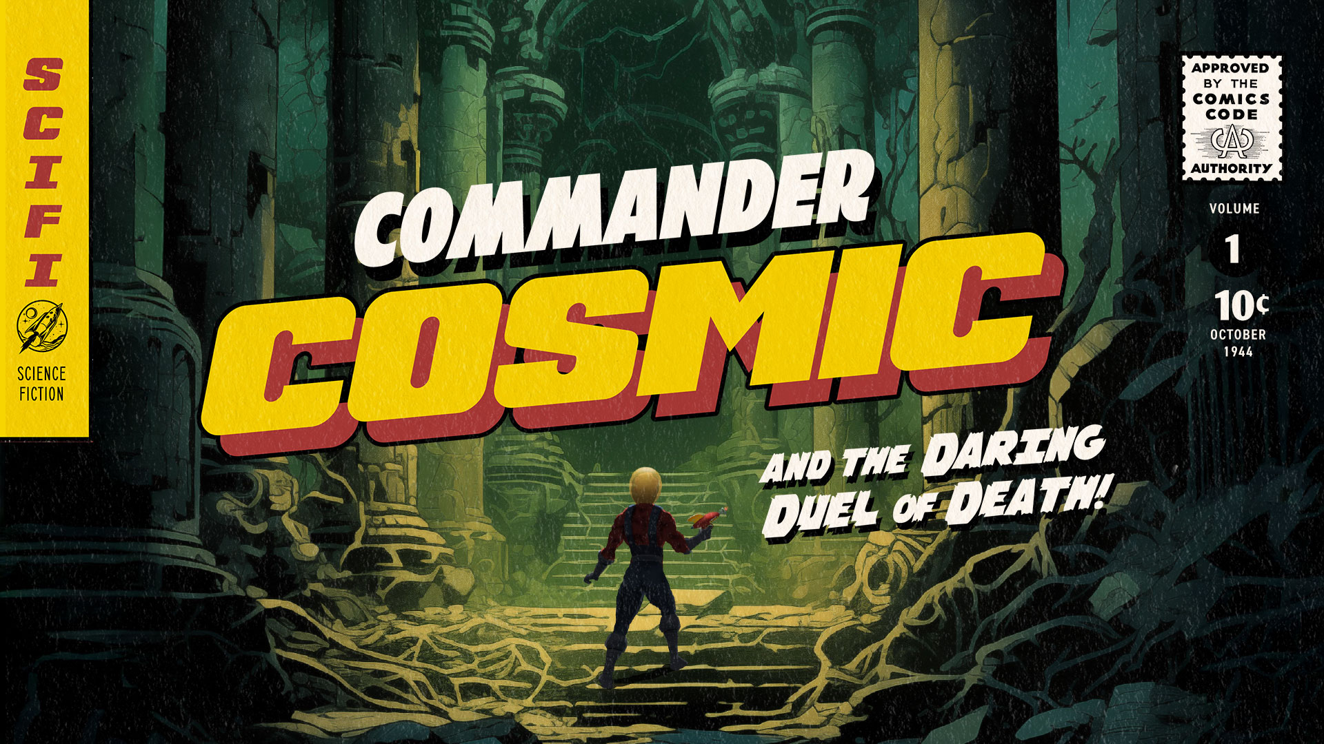 Commander Cosmic and the Daring Duel of Death!