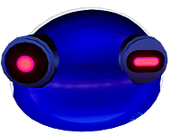 Blue slime character