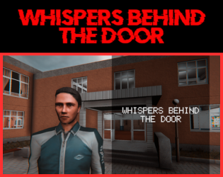WHISPERS BEHIND THE DOOR cover