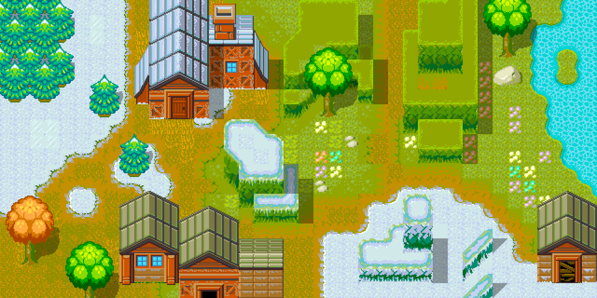 Top Pixel Tileset