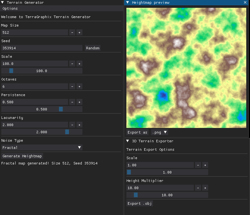 TerraGraphix Terrain Generator