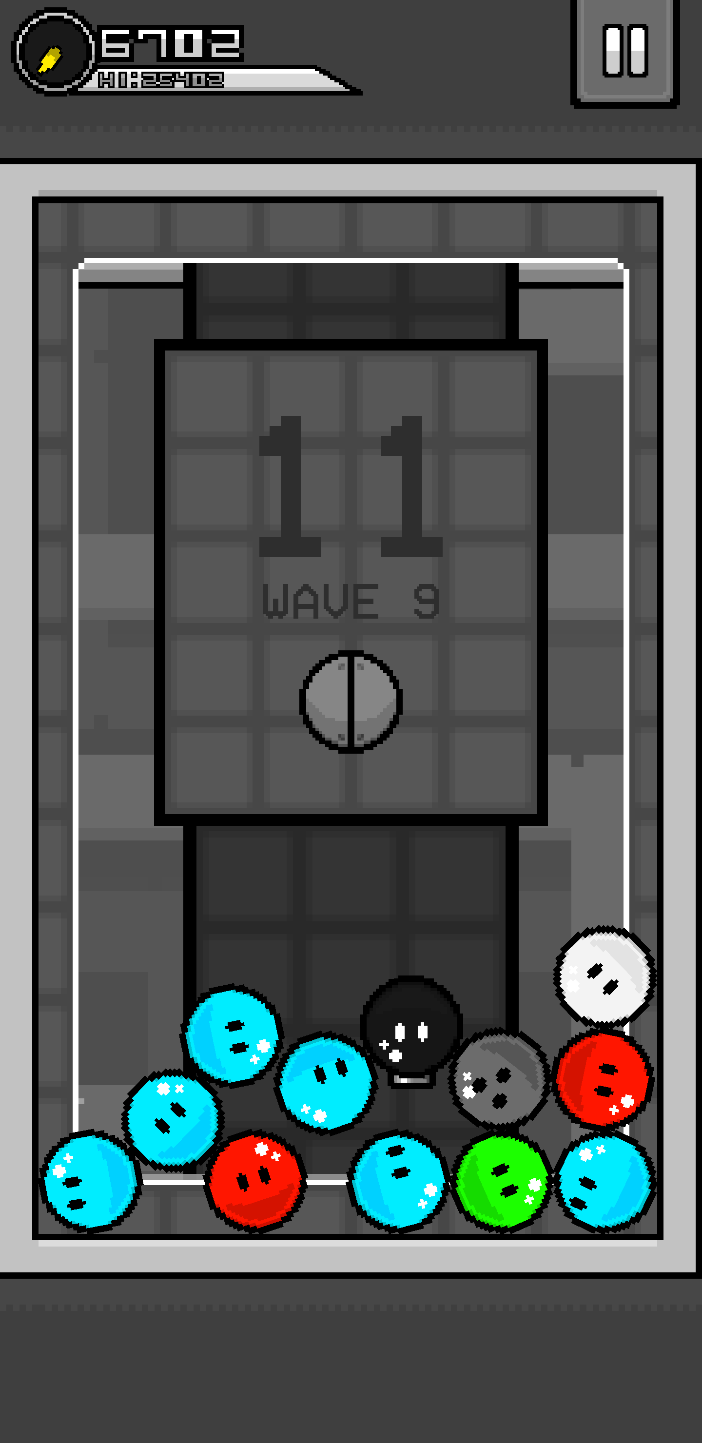 More slimes in a chamber, this time more variety